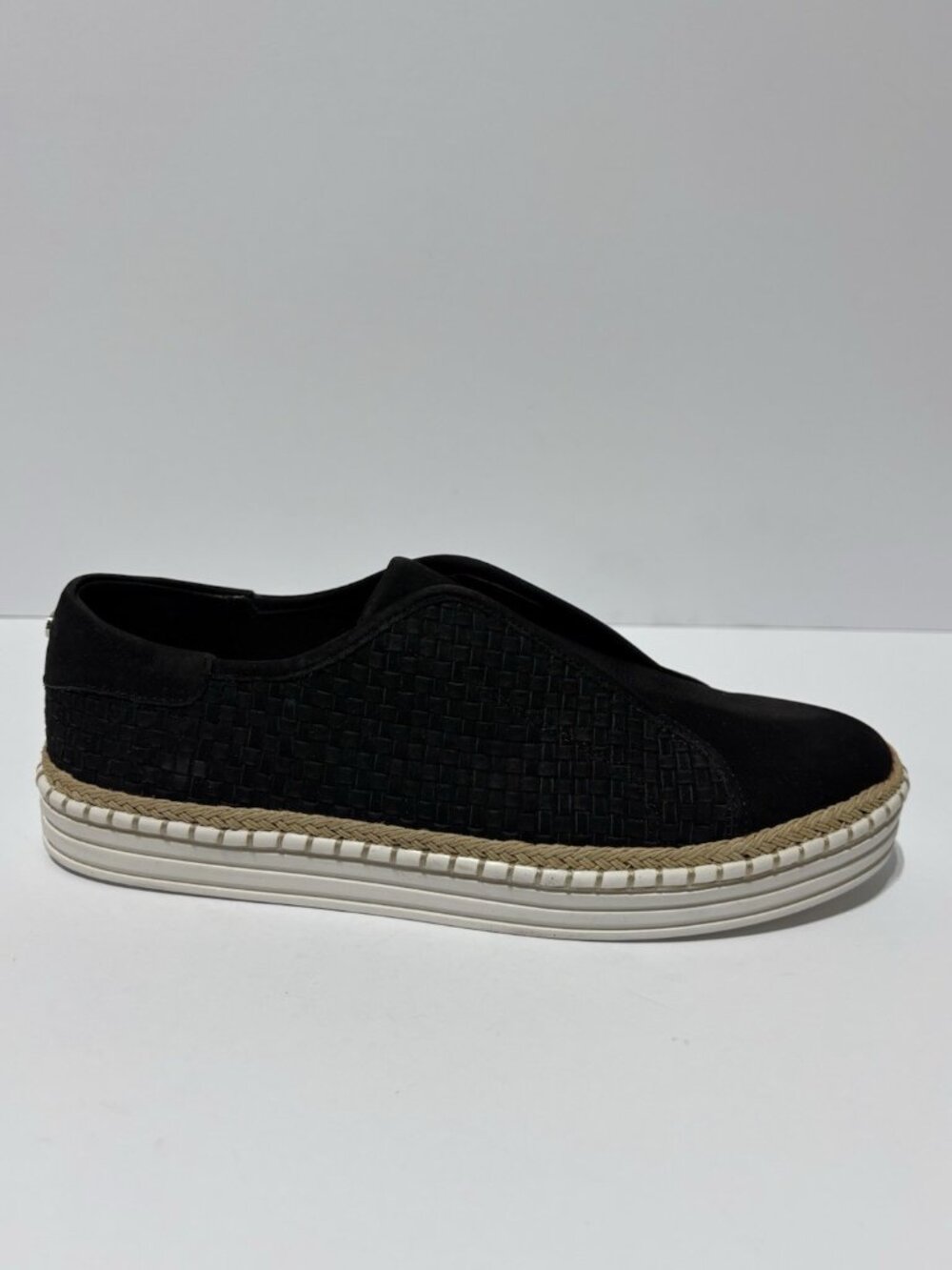 J Slides Women’s Kayla Black Slip-On Shoes, Size 9 M